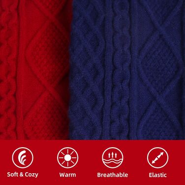 Теплий собачий светр LiebeDD з V-подібним вирізом для маленьких та середніх собак, червоний (M)