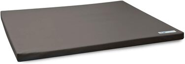 Крісло-ліжко для собак Easy з екошкіри, розмір M, 100 x 80 см. Килимок для собак, подушка для собак, лежанка для собак (S: 90 x 70 см, тауп)