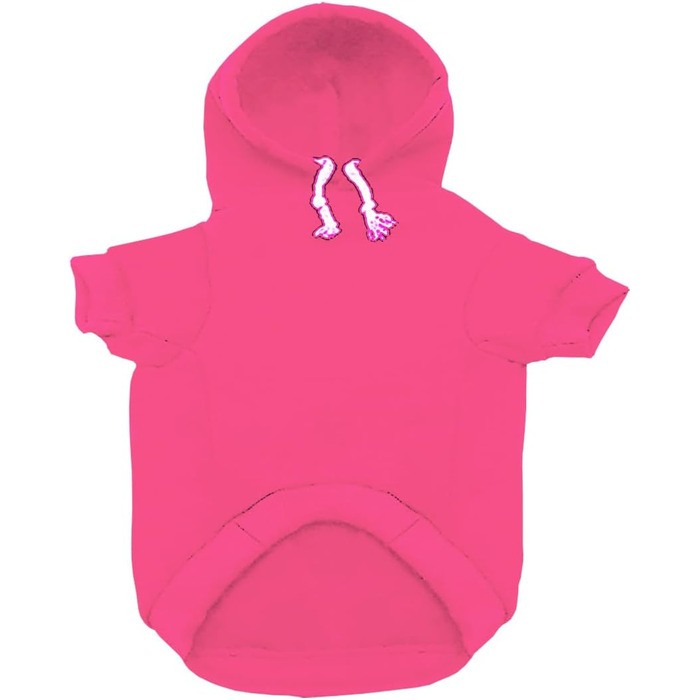 Світшот Izefia Hunde для собак Security Rdc: теплий пуловер з бавовни для маленьких та середніх собак, 4XL (XXL, обхват грудної клітки 62 см), колір рожево-червоний