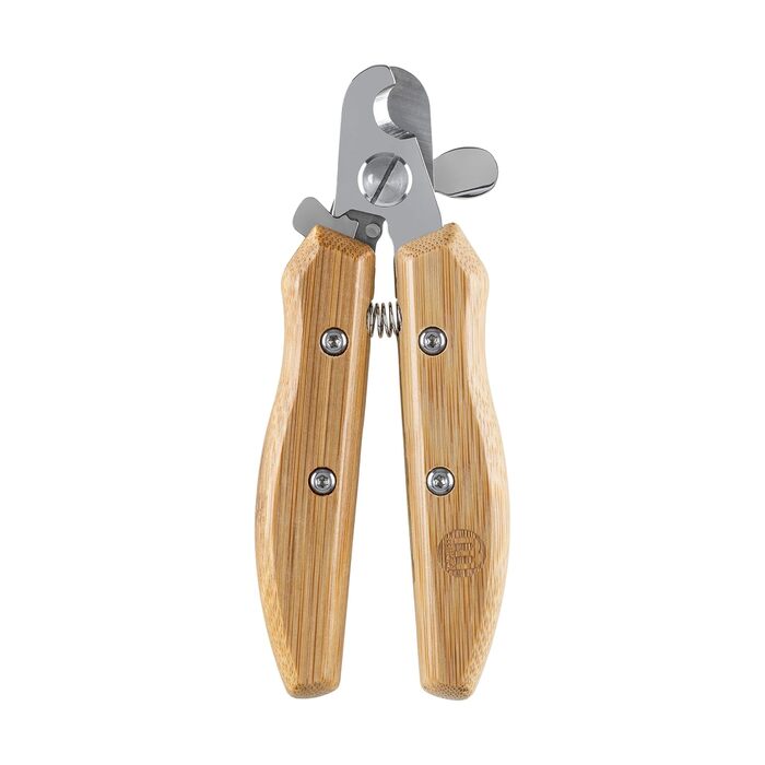 Ножиці для грумінгу собак та котів Mikki бамбукові з безпечним стопором, мікрозубчасті