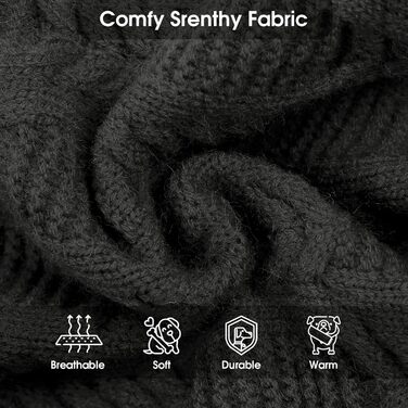 Пуловер для собак ASENKU XXL: теплий зимовий пуловер для великих собак, Пітбуль, Лабрадор, сірий колір