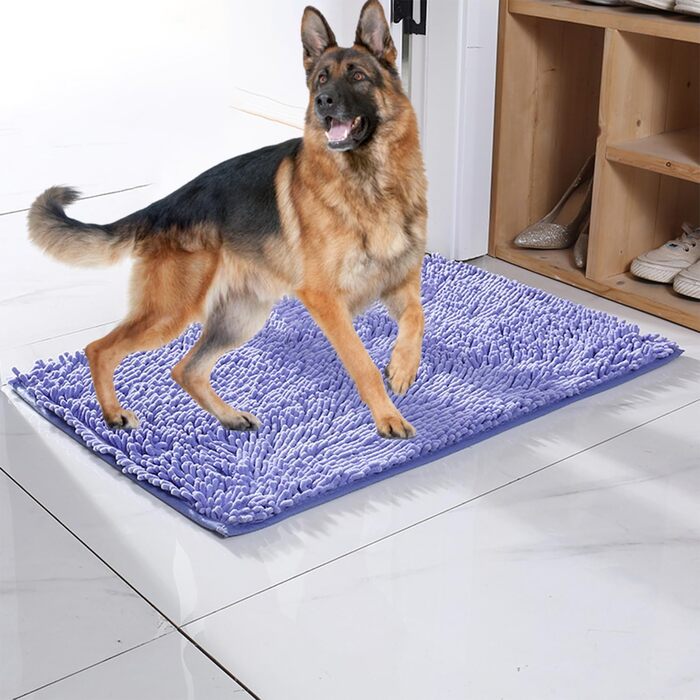 Килимок для собак Cleany Matte Hunde: надпоглинаючий, 50x80 см, фіолетово-блакитний