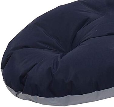 Матрац для собак Rosewood Tough & Mucky 95, водовідштовхувальний, розмір L, 81 см, чорний/сірий