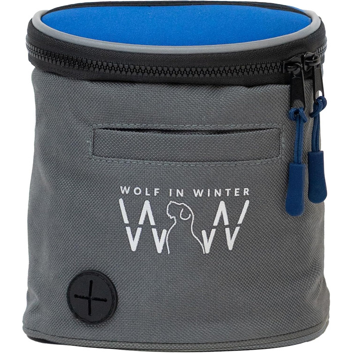 Сумка для ласощів для собак Quickdraw – для тренувань з клікером та відходами – зручна, з відбиваючими елементами (L, блакитний)