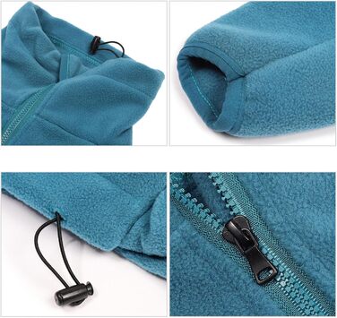 Теплий зимовий халат для собак з флісу з ніжками для великих, середніх та маленьких порід, теплий піжамний халат для собак, Чіхуахуа (Синій, XS)