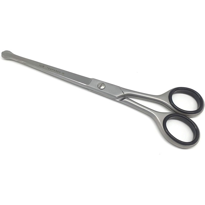 Ножиці для собак, професійні, 16,5 см, нержавіюча сталь, без гачка, прямі