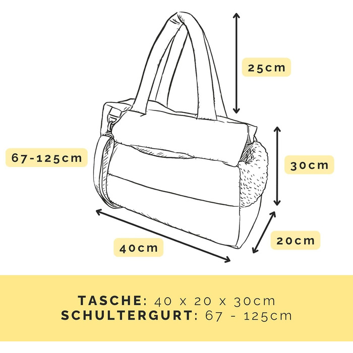 PAW WOW переносна сумка для собак SARA | стильна переноска для маленьких собак | водо- та вітростійка | з підкладкою з тедді, регульований плечовий ремінь, зовнішня кишеня (Чорний)