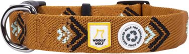 Нашийник для собак середнього розміру Woolly Wolf Sea to Summit, M - регульований, з переробленого поліестеру