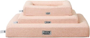 Ортопедичне розкішне ліжко для котів та собак Dear Darling DD-01 з Memory Foam, знімним чохлом та підтримкою природного вирівнювання тіла (XL, Антрацит)