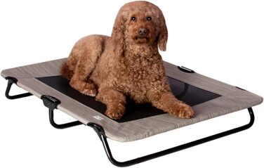 Лягушковий лежак для тварин Pet Gear Lifestyle - піднятий лежак, міцне дихаюче мереживо, для дому та вулиці, легкий та портативний, хмарний комфорт