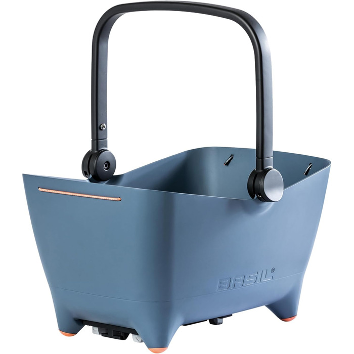 Кошик для собак Basil Buddy MIK - 32л, блакитний, міцний, з замком MIK та платформою, для безпечного транспортування