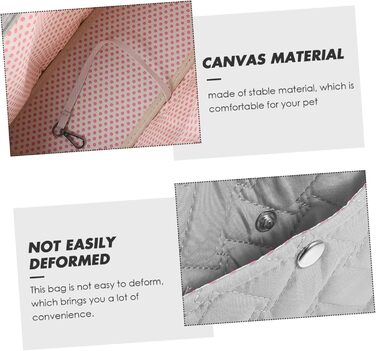 Транспортна сумка для тварин Toyzfriendly: переноска для котів та цуценят з canvas, легка, для подорожей