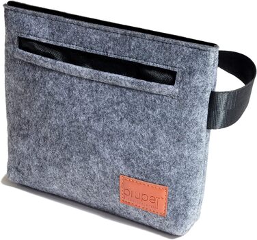 ПiюПет® Сумка для ласощів для собак | З магнiтною застёжкою | Сумка для корму для собак для тренувань | З фетровим дизайном | Висока якiсть & Стиль | Сумка для перекусiв для собак, 1 шт. (1 упаковка)