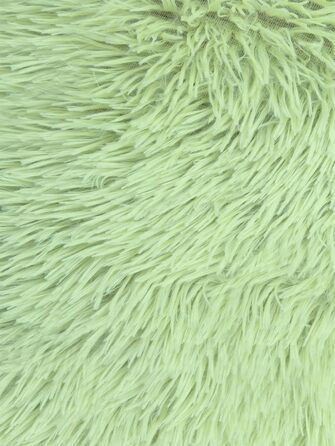 Кругле собаче ліжко Normani для великих та маленьких собак - ергономічна подушка-бублик. Собача лежанка з високим бортиком (М'ята, 100x100x28 см)