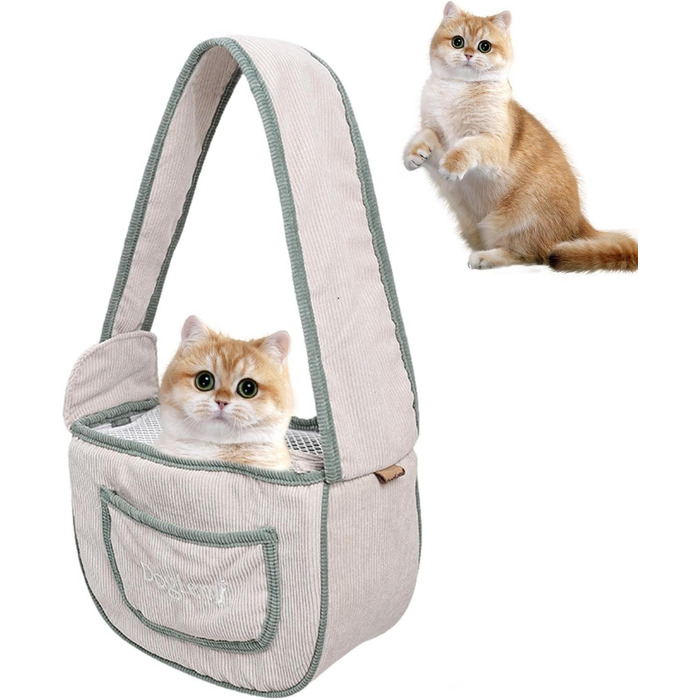 Сумка-переноска для собак та котів – водонепроникна, дихаюча, легка переноска для прогулянок | Для маленьких тварин