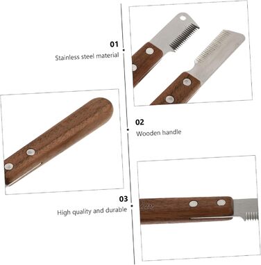 Щітки для грумінгу домашніх тварин DOITOOL (2 шт.) - ефективне видалення ворсу для собак та котів з довгим та середнім хутром. Ергономічні ручки.