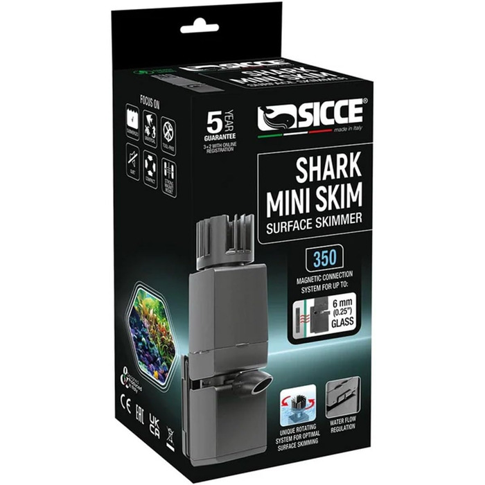 Фільтр поверхневий Sicce Shark Mini Skim 350 для акваріума