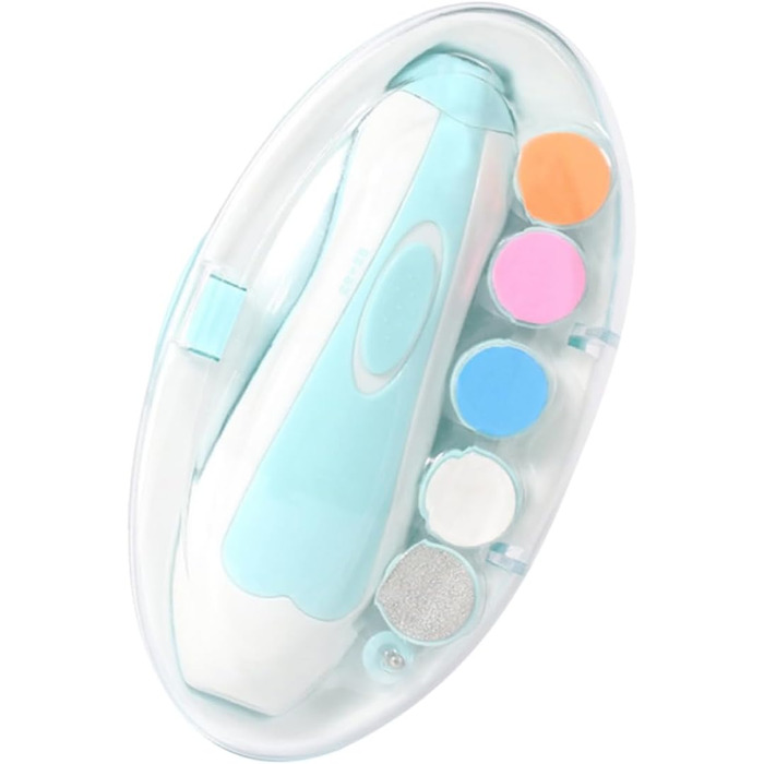 Електричний триммер для нігтів Milisten для котів та собак з LED-підсвіткою, тихий мотор, безпечна догляд, блакитний колір