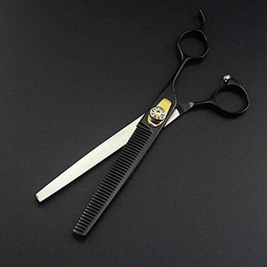 Набір професійних ножиць для грумінгу собак Qunine, 17.8 см: прямі, витончені, зігнуті. Ідеально для собак та котів. Для стрижки шерсті.