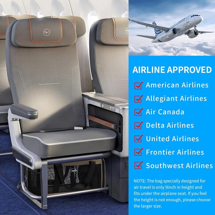 Розширювана переноска для домашніх тварин Wakytu для собак і котів, велика сумка для подорожей з 5 сітчастими вікнами (Коричнева, XXXL)