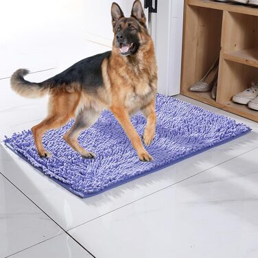 Килимок для собак Cleany Matte Hunde: надпоглинаючий, 50x80 см, фіолетово-блакитний