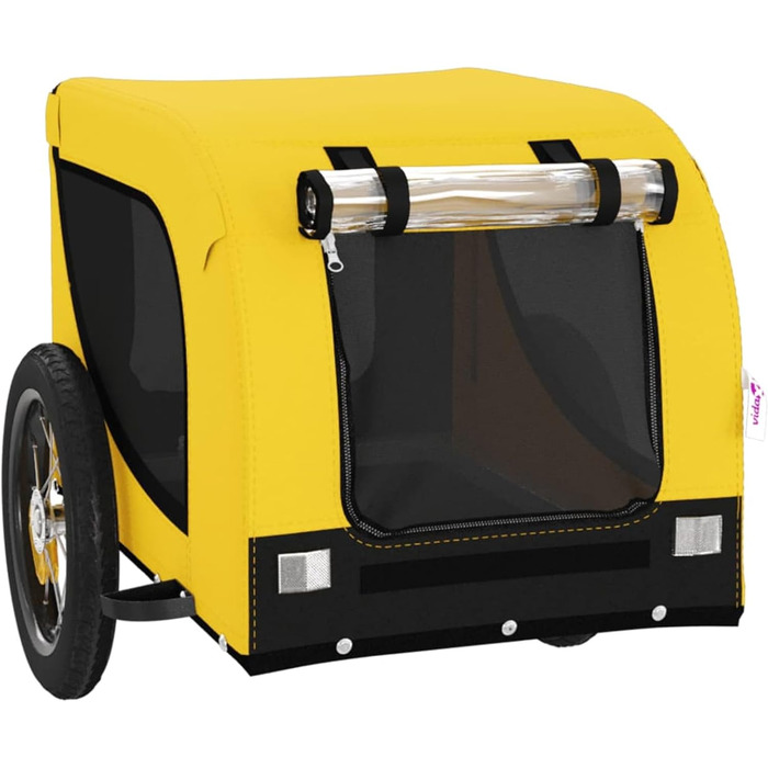 Причіп для собак Oxford Gewebe, жовто-чорний, 124x53x53 см, до 30 кг, Model 93994