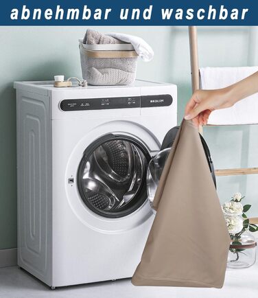 М'яке ортопедичне ліжко для собак середніх порід, коричневе, з антиковзким покриттям, з штучної шкіри, миється, розмір 83 x 55 x 7 см