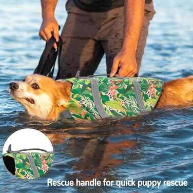 Рятувальний жилет для собак Schwiweste FainFun XL, водонепроникний, з регулюванням та ручкою для порятунку