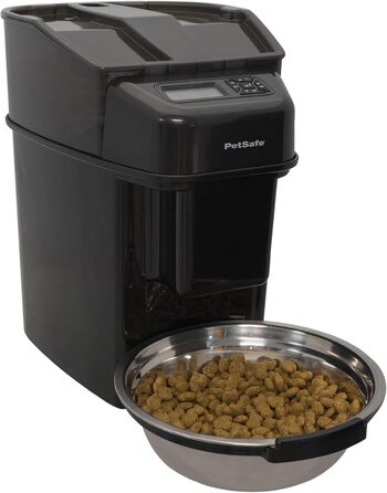 Автоматична годівниця PetSafe Healthy Pet Simply Feed, програмована, 5,6 л, цифровий дисплей, на 4 батарейках D, чорна