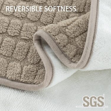 Водонепроникний плед для собак та котів H.Versailtex, 80 x 100 см, пісочний колір