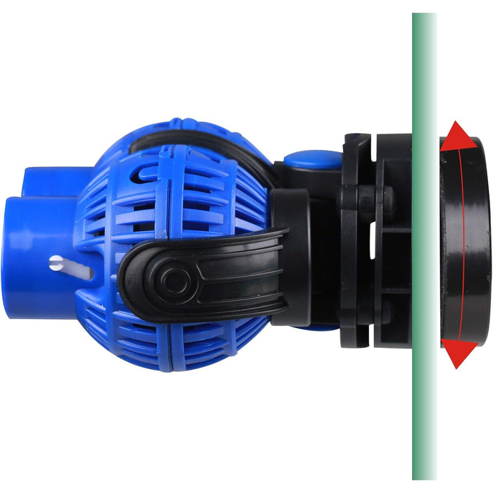 SunSun JVP-132 циркуляційна помпа для акваріума 8000 л/год, 12 Вт, з поворотною насадкою, магнітним кріпленням та регулятором потоку