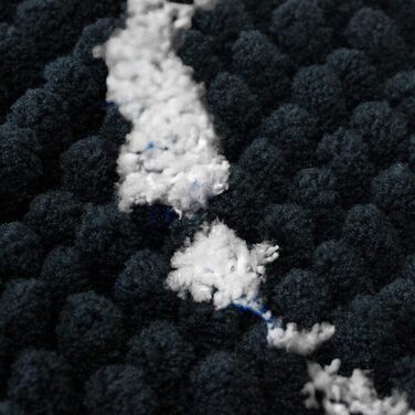 Килимок для собак My Doggy Place з мікрофібри для брудних лап, 91.4 x 66 см, швидковисихаючий, вбираючий, для прання та сушки в машині, з антиковзким гумовим покриттям (91 x 66 x 3 см, Чорний з відбитком лапи)