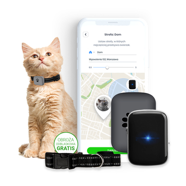 GPS-трекер для котів та собак: нашийник з додатком (українська/польська мова)