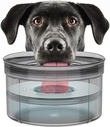 Techphardo миска для собак 3,8 л, непроливна, велика, BPA-free, антибризки, не ковзає, для неакуратних питців