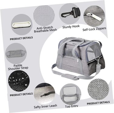 Рюкзак для тварин Supvox: великий, дихаючий, для подорожей та вигулу