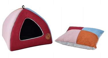 Затишний будинок для собак та котів, м'яке ліжечко-сховище, 50 см