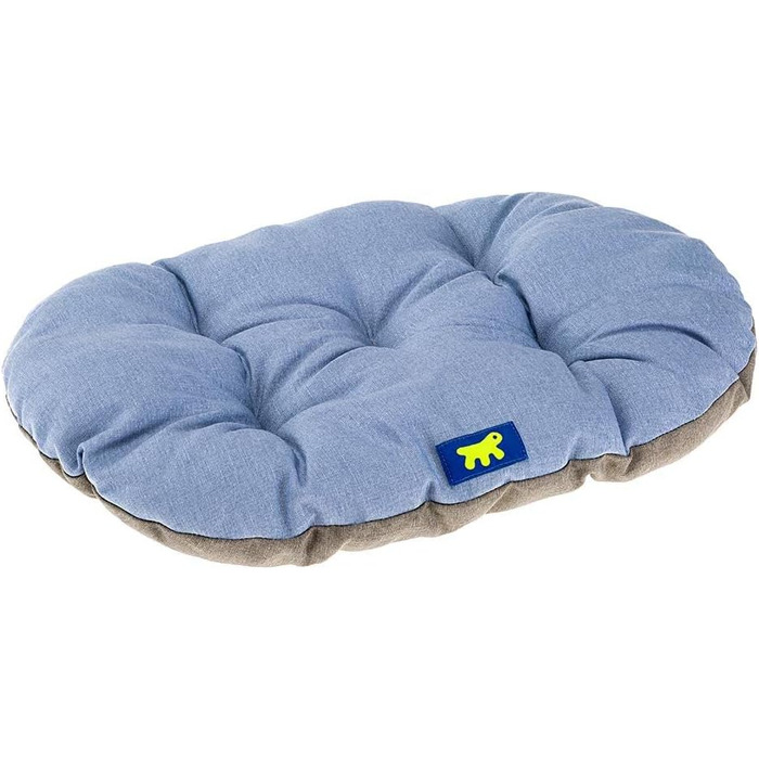 Крісло-лежанка для собак та котів Ferplast Relax, 65x42 см, бавовна, небесно-блакитний колір