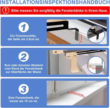 Котів гамак для вікна, лежанка для котів, міцна велика гамак для котів, дерев'яне ліжко для котів на вікно зі знімним товстим чохлом, зручне ліжко для котів на підвіконня, економне місце до 30 кг, чорний