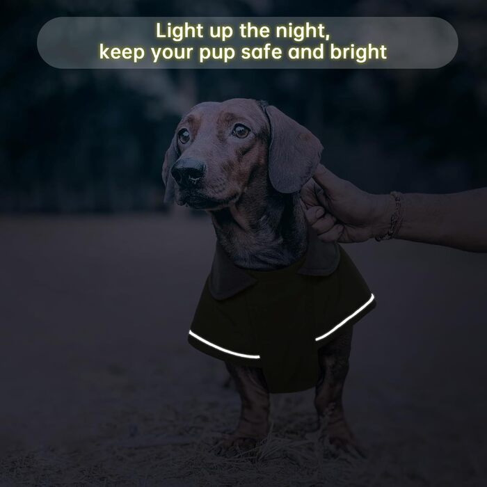 Зимовий теплий одяг для такси (S), водонепроникний зимовий одяг для собак, куртка для маленьких собак XS, зимовий одяг для собак з захистом живота та отвором для повідка, армійсько-зелений