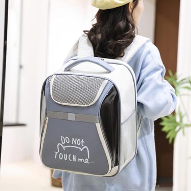 Транспортна переноска для кота та собаки PJDDP Rosa - рюкзак для тварин з сітчастими вікнами, рожевий