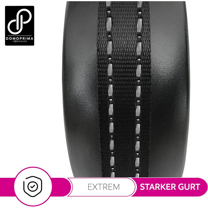 Нашийник для собак DOMOPRIMA: міцний, безпечний, 3 розміри (S, M), 4 кольори (сірий, блакитний, зелений, рожевий)