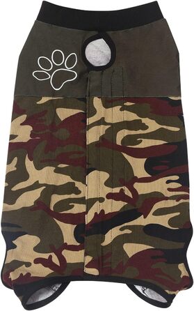 Корсет для собак після операції, еластичний, дихаючий, захист від облизування, для кастрації/стерилізації, XL (зелений, Large)