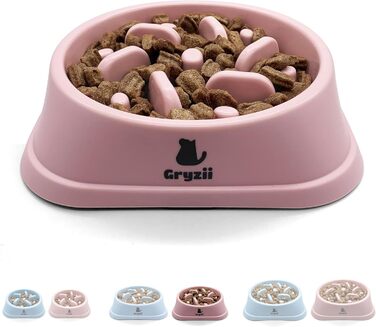 Миска для собак від ковтання велика | Повільне та здорове харчування, Slow Feeder, сприяє травленню, запобігає блювоті, неслизьке дно, миска для собак, для великих та XXL собак