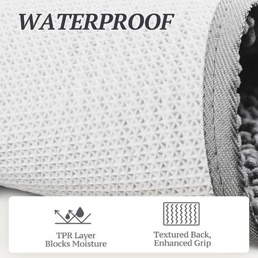 Килимок для собак VIVAGLORY Absorpmax Cleany Mat: поглинаючий, миючий, неслизький, сірий, 80x50 см