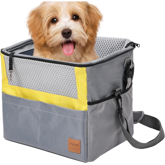 Водонепроникний кошик для собак на велосипед з водонепроникним замком, універсальний кошик для домашніх тварин з кишенями, підходить для велосипеда, скутера, авто