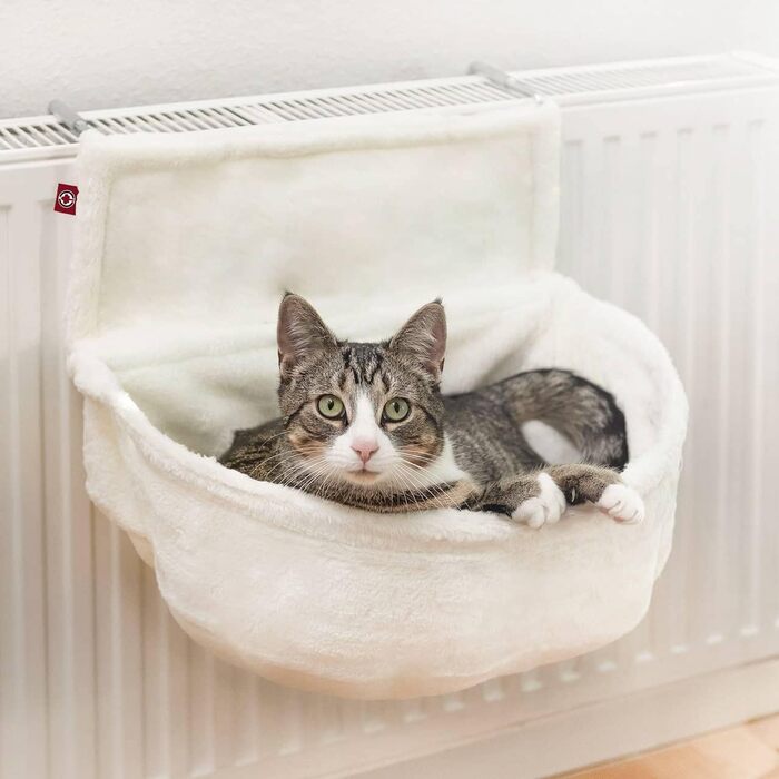 CanadianCat Company лежак для котів на радіатор, білий, з регульованими кріпленнями