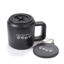 PawPlunger PAW170 - мийка для лап собак, чорний колір, середній розмір