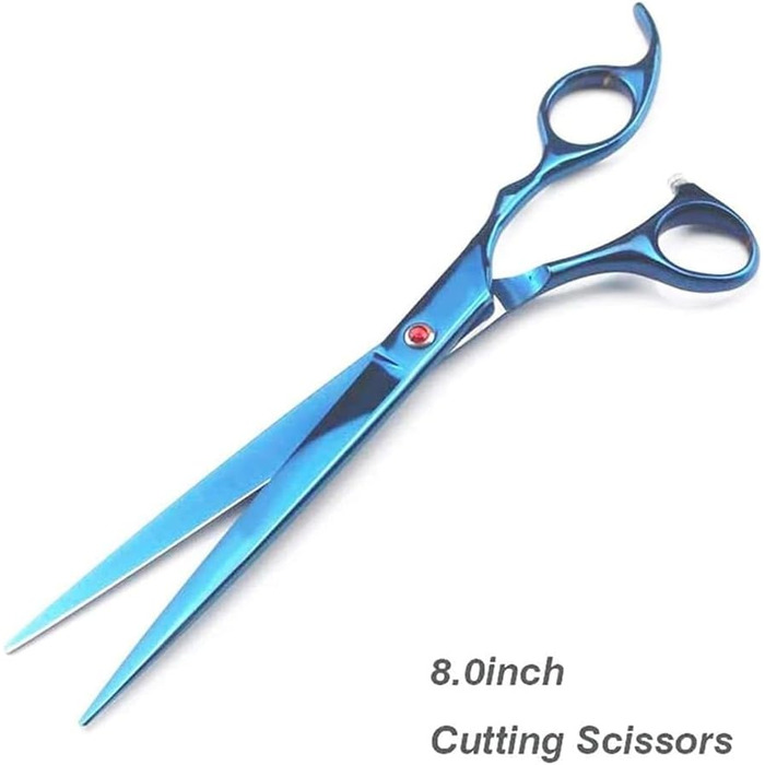 Професійна ножиця для собак, вигнута ножиця для шерсті, набір ножиць для грумінгу домашніх тварин з круглим безпечним наконечником