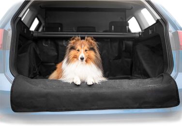 Захист для багажника автомобіля для собак, чорний - миється в пральній машині, універсальний - підходить для легкових, універсалів, SUV