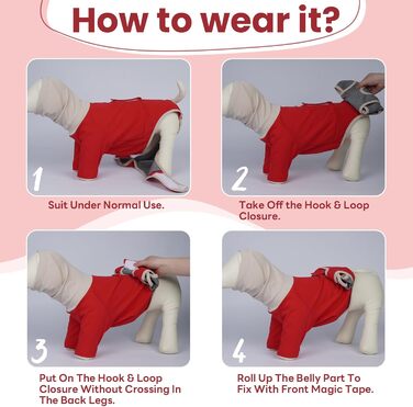 Теплий дощовик-худі для собак з капюшоном та захистом вух, 2 в 1, зелений (M, червоний)